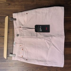 Levi's White Denim Skirt